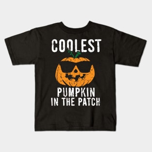 Coolest Pumpkin In Patch, Halloween Gift product Kids T-Shirt